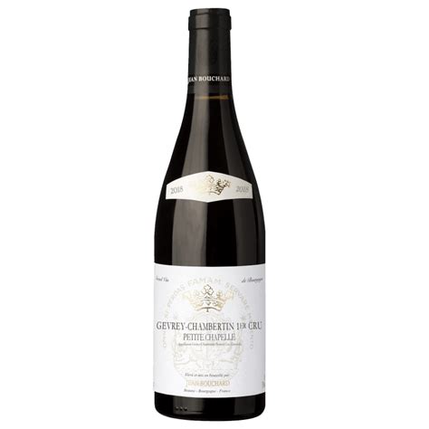 Jean Bouchard A O P Gevrey Chambertin Er Cru Petite Chapelle