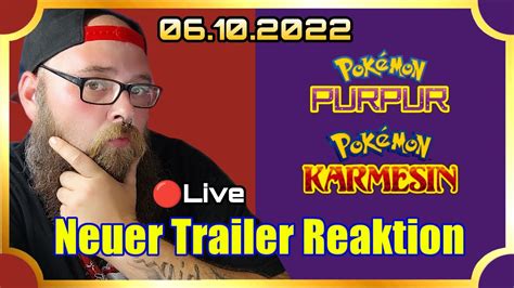 Live Reaktion Pokémon Karmesin Purpur Trailer 06 10 2022 YouTube