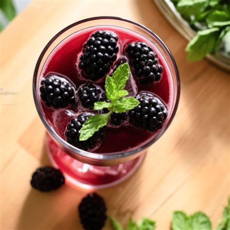 Blackberry Juice A Refreshing And Healthy Homemade Delight