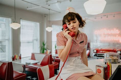 1950s Diner Shoot — Mango Street Figure Poses Pose Reference Photo