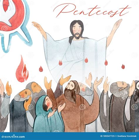 Pentecost. The Descent Of The Holy Spirit. Royalty-Free Stock Image | CartoonDealer.com #100837426