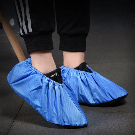 Customized Washable Blue Eco Friendly Esd Shoe Covers Cleanroom Safety