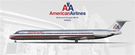 American Airlines MD 82 N559AA Real Life Liveries Gallery