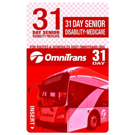 Seniordisability 31 Day Pass Omnitrans Online Store