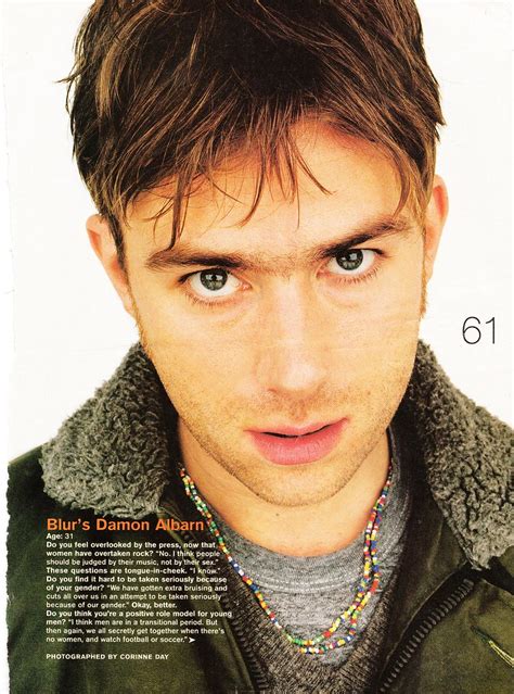 Damon Albarn Shot By Corinne Day For Now Defunct Jane Magazine C 1997