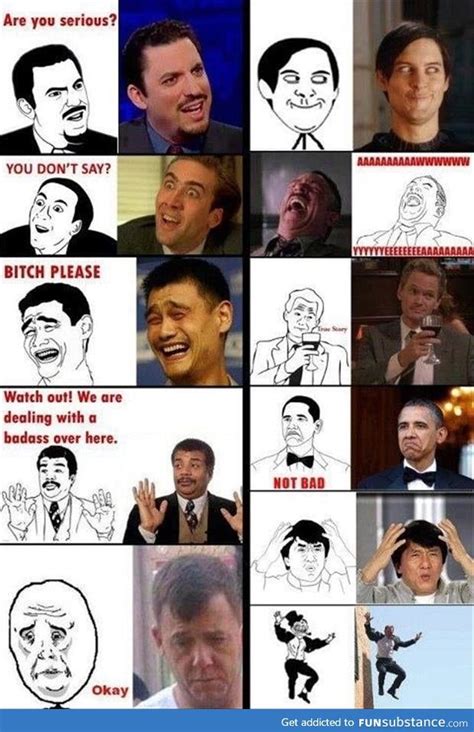 The Origin of Meme Faces. - FunSubstance