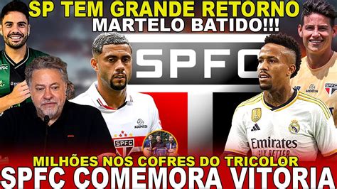 MARAVILHOSO SPFC COMEMORA VITÓRIA REFORÇO PARA ZUBELDIA MILHÕES