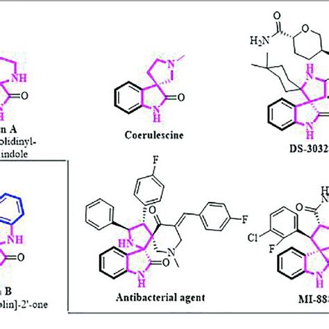 Representative Biologically Active 33′ Pyrrolidinyl Spirooxindoles