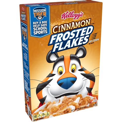 Kelloggs Frosted Flakes Breakfast Cereal Excellent Source Of 7