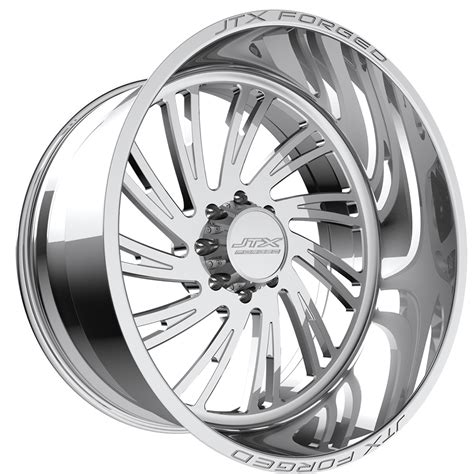 JTX Forged Rumble 22x10 25 Polished JTX RUM2210F I30 1 2J Custom