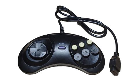 Controle Para Mega Drive Genesis Master System 6 Botões Geração