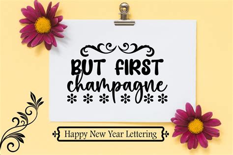 Happy New Year Lettering Design Graphic by DesignHub99 · Creative Fabrica