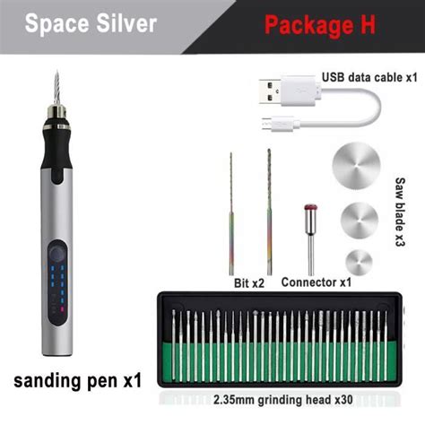 Stylo De Gravure Lectrique Mini Meuleuse Sans Fil Avec Batterie Outils