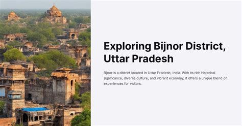 Exploring Bijnor District, Uttar Pradesh