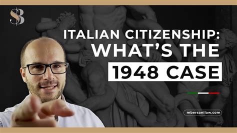 Case Italian Citizenship What Is It Youtube