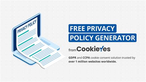 Free Privacy Policy Generator For Gdpr And Ccpa Youtube