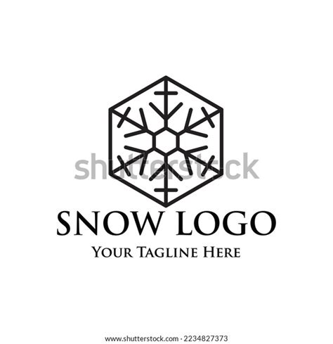 Snow Logo Icon Illustration Vector Design Stock Vector (Royalty Free ...