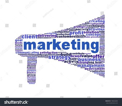 Marketing Symbol Isolated On White Business Stock Illustration 108323204 - Shutterstock