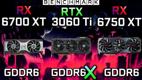 Rx 6700 Xt Vs Rtx 3060 Ti Gddr6x Vs Rx 6750 Xt Test In 7 Games Benchmark Qhd Youtube