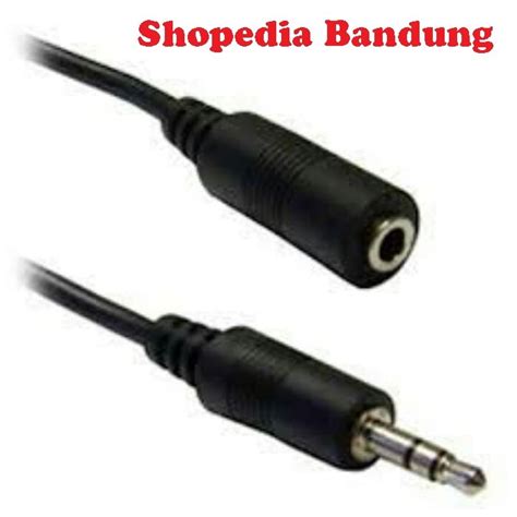 Jual Kabel Perpanjangan Aux Audio Jack Mm Male To Female Extension