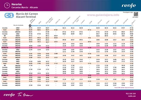 TRENES DE CERCANÍAS MURCIA ELCHE ALICANTE Y REGRESOS LorcaBiciudad