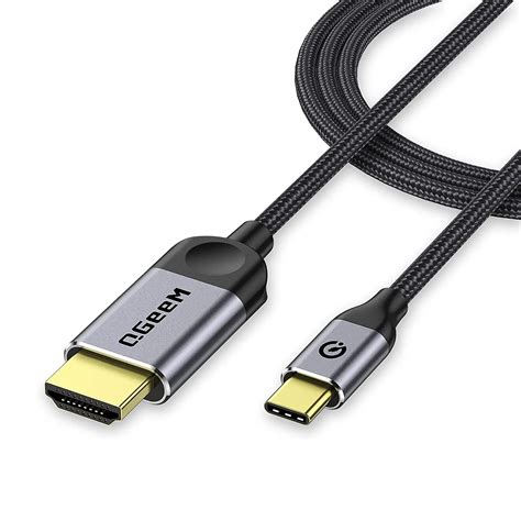 Qgeem Adapter Kabla Usb C Na Hdmi Ft K Kabel Usb Typu C Na Hdmi