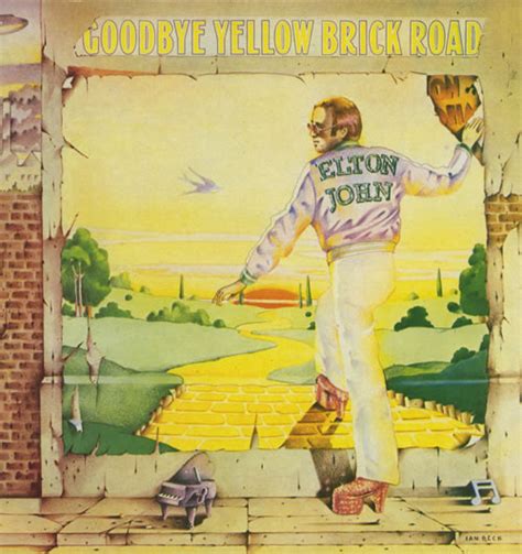 Elton John Goodbye Yellow Brick Road Uk Lp Vinyl Record Set Double