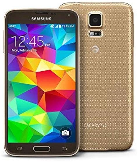 Samsung S5 Frontale Dorato