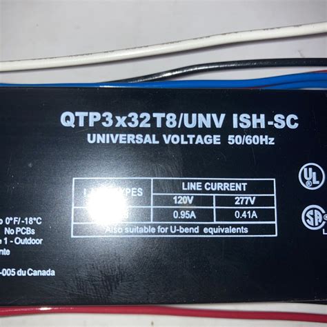 Osram Sylvania Ballast Quicktronic Qtp X T Unv Isn Sc Instant Start