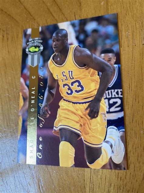 Classic Four Sport Shaquille Oneal Gold Lp Ebay