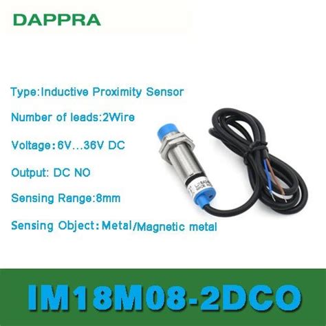 Jual M Mm Wire Dc V Ke V No Inductive Proximity Sensor Od Di