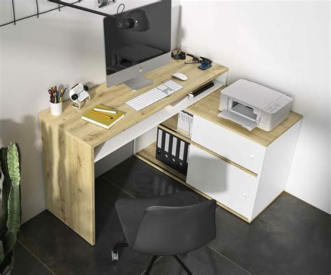 Bureau Adulte Bomy Droit Ou En Angle Montage Modulable Avec Rangements