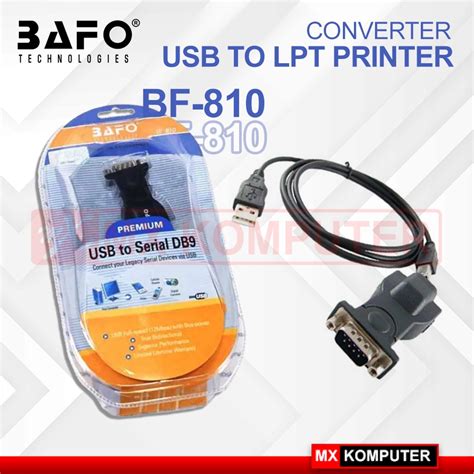 Jual Converter USB To Serial DB9 BAFO BF 810 Shopee Indonesia