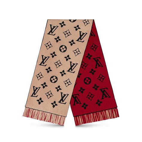 Louis Vuitton LV Women Logo Mania Duo Monogram Wool And Silk Scarf