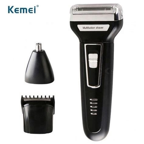 Máquina Barbear Shaver Kemei 3 Em 1 Novo Modelo Km 6558 em Promoção na