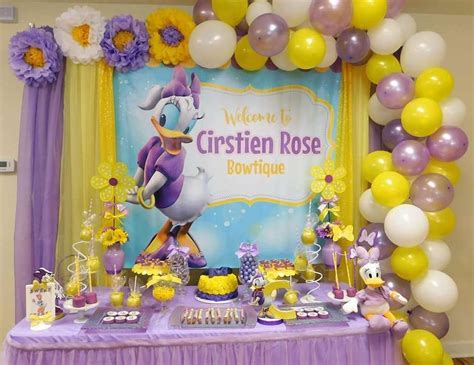 Purple Wings Events And Designss Birthday Daisy Duck Daisy Duck 1st