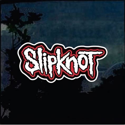 Slipknot Full Color Band Sticker Custom Made In The USA Fast Shipping