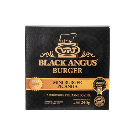 Mini hambúrguer de Picanha Angus VPJ 240gr