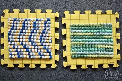 Ravelry Bobble Stitch Hot Pad Pattern By Christine Williams