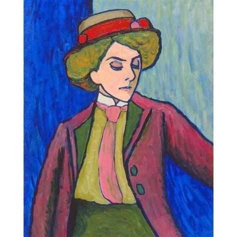 A Painting Of A Person Wearing A Hat