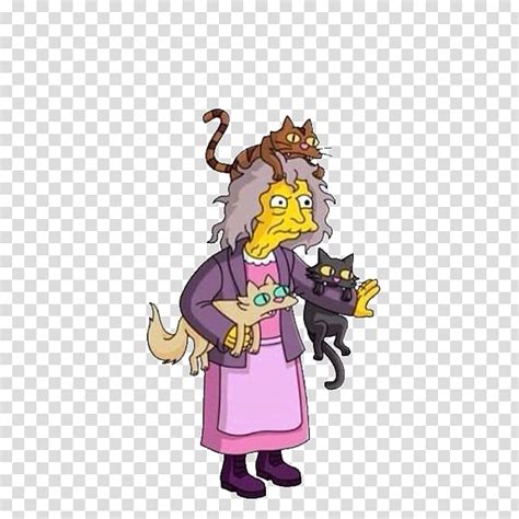 Crazy Cat Lady Simpsons