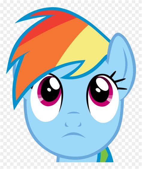 Mlp Rainbow Dash Happy Vector