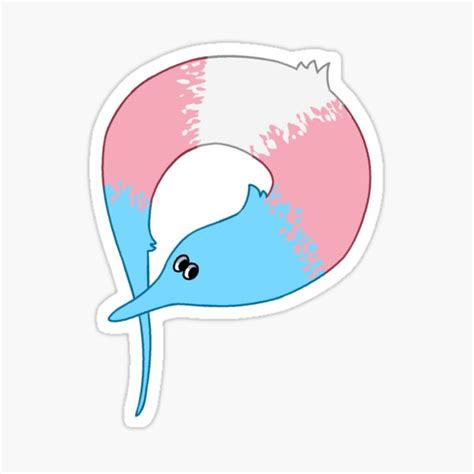 Trans Worm On A String Sticker For Sale By SleepingRogue Redbubble