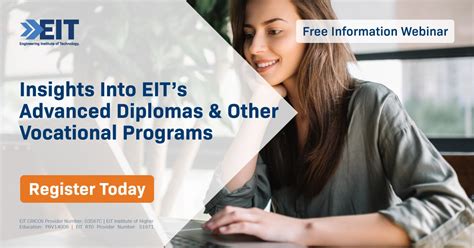 Free Webinar Insights Into EITs Advanced Diplomas And Other