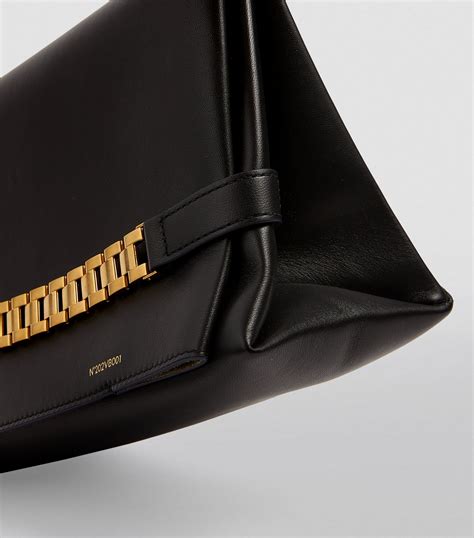 Victoria Beckham Leather Chain Clutch Bag Harrods US