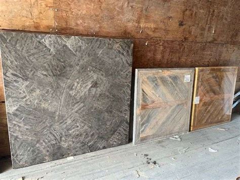 (3) Reclaimed Wood Table Tops - Roller Auctions