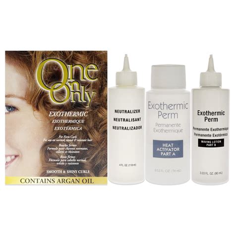 One n Only Exothermic Perm Treatment for Strong, Defined Curls on