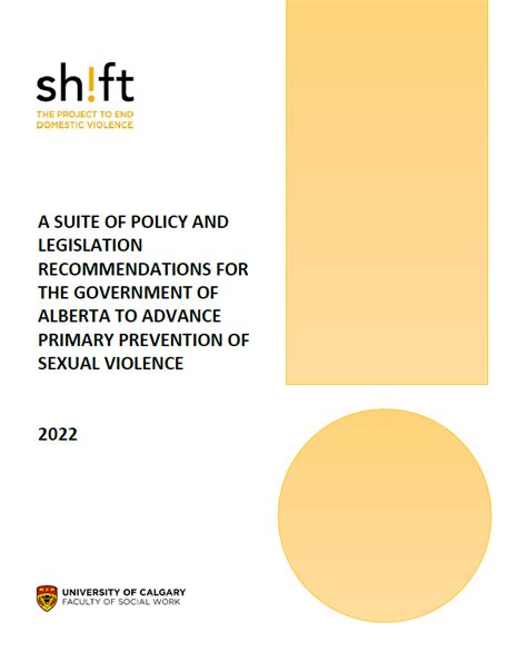 Shift The Project To End Domestic Violence A Suite Of Policy And