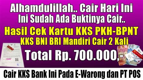 Pkh Hari Ini Cair Bantuan Bpnt Tahap Dan Blt Bbm Info Pkh Hari Ini