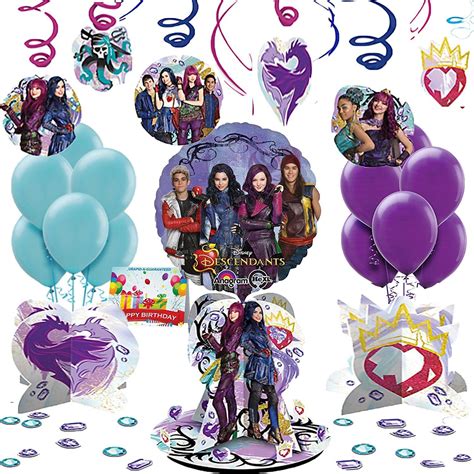 Descendants Birthday Party Decorating Kit Bundle Disney Descendants